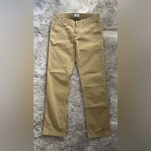 Nn.07 Men's Slim Straight Chinos in Khaki